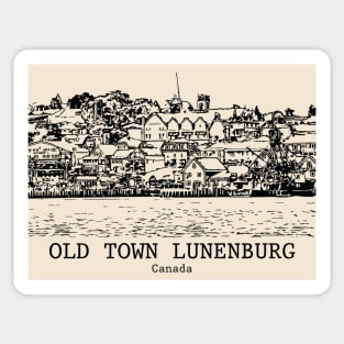 Old Town Lunenburg - Canada Sticker